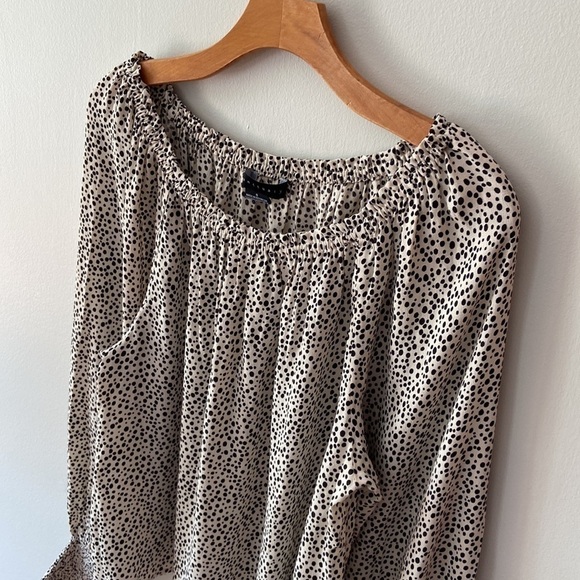 SANCTUARY Sunshine Blouse Teeny Spots Size Small - Picture 4 of 15